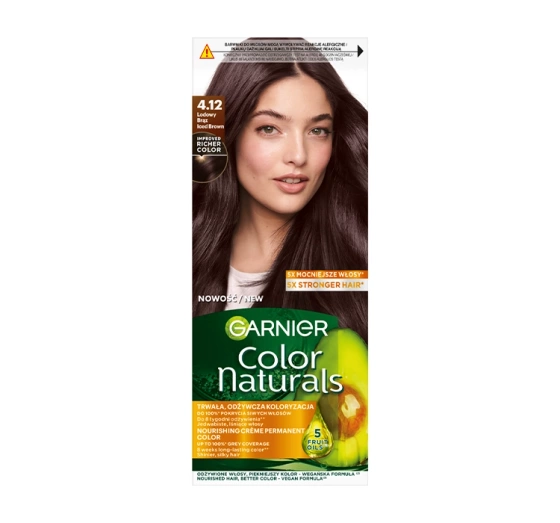 Kliknij na zdjęcie, aby je powiększyć GARNIER COLOR NATURALS FROSTIGES BRAUN 4.12 FROSTIGES BRAUN