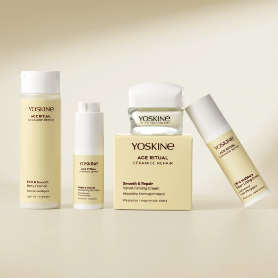 Yoskine Age Ritual Ceramide Repair Bright & Smooth Revitalisierende Augencreme 30 ml