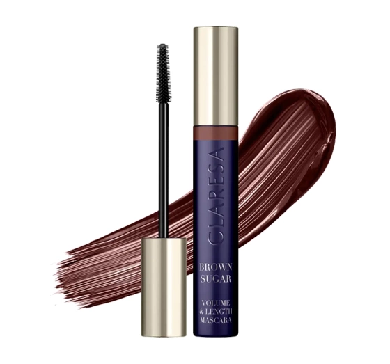 Claresa Brown Sugar verdickend-verlängernde Mascara Brown 10g
