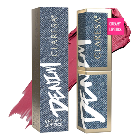 Kliknij na zdjęcie, aby je powiększyć Claresa Denim cremefarbener Lippenstift 06 Plum Wine
