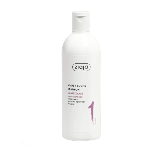 Ziaja Feuchtigkeit Granatapfel Shampoo für trockenes Haar 400ml