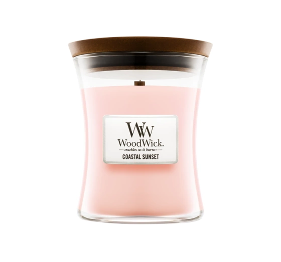 Kliknij na zdjęcie, aby je powiększyć Woodwick Medium Jar Candle Duftkerze Coastal Sunset 275 g