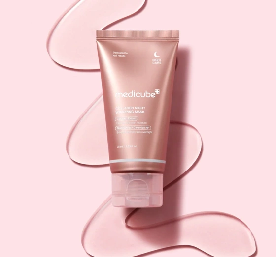 Kliknij na zdjęcie, aby je powiększyć Medicube Collagen Festigende Nacht-Peel-Off-Maske 75 ml