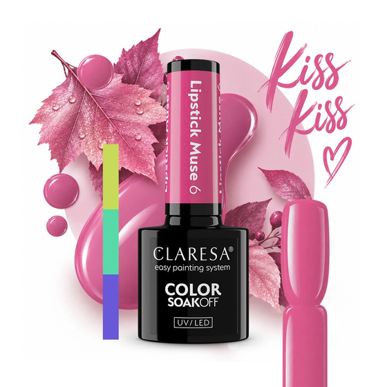 Claresa Hybrid-Nagellack „Lipstick Muse 6“, 5 g