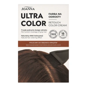 Joanna Ultra Color Haarwurzelfarbe für mittlere Brauntöne