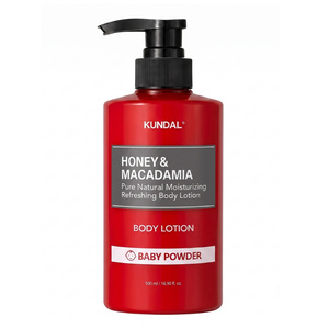Kundal Honey & Macadamia feuchtigkeitsspendende Körperlotion „Baby Powder“ 500 ml