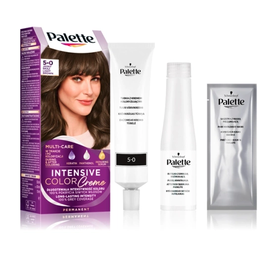 PALETTE INTENSIVE COLOR CREME HAARFARBE 5-0 HELLES BRAUN