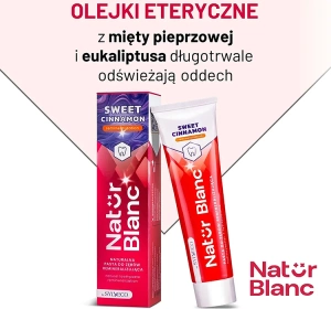 Sylveco Natur Blanc Remineralisierende Zahnpasta Sweet Cinnamon 100ml
