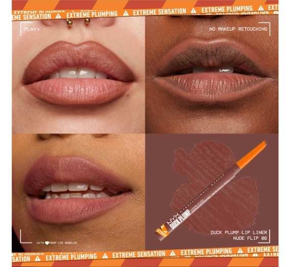 NYX Professional Makeup Duck Plump Lippenkonturenstift 06 Nude Flip 0,3 g