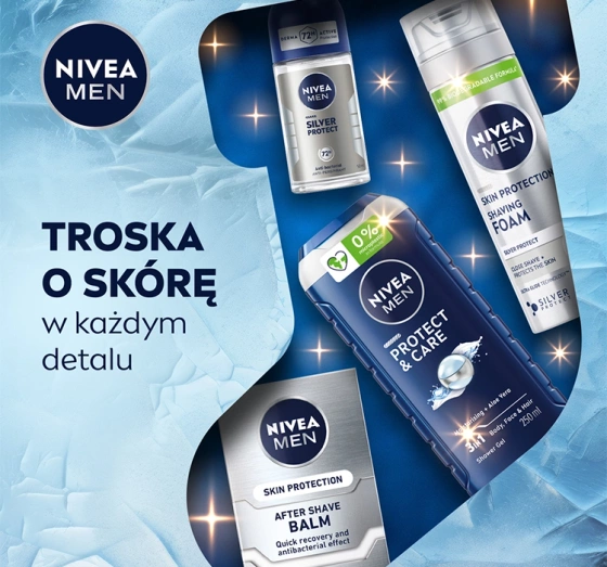Kliknij na zdjęcie, aby je powiększyć NIVEA MEN Gentle Recovery Geschenkset für Männer Duschgel + Duschgel + Duschgel + Antitranspirant Roll-on