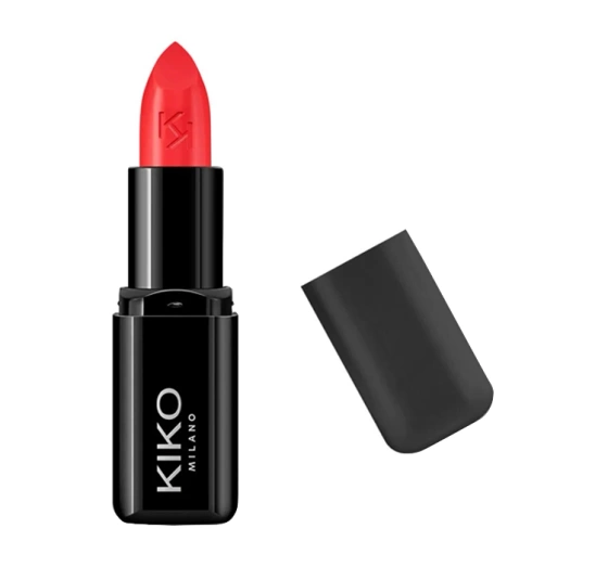 KIKO Milano Smart Fusion Lipstick Lippenstift mit glänzendem Finish 414 Poppy Red 3g