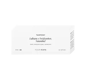 YOUR KAYA TAMPONS AUS BIO BAUMWOLLE MINI 24 STÜCK