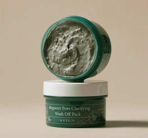 AXIS-Y 6+1+1 Mugwort Pore Clarifying Wash Off Pack Reinigende Gesichtsmaske mit Beifuss 100 ml