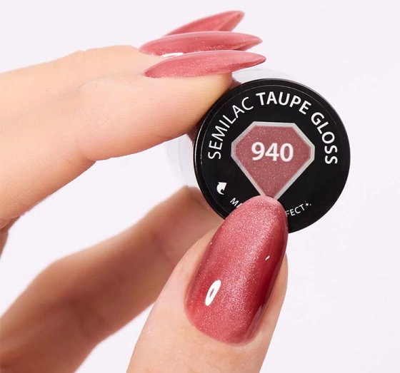 Semilac TrendyLicious UV Hybrid Nagellack 940 Taupe Gloss 7 ml