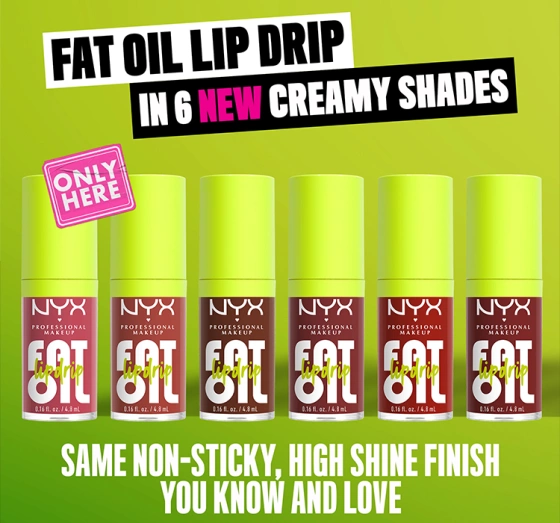 NYX PROFESSIONAL MAKEUP FAT OIL LIP DRIP LIPGLOSS 14 INSIDE SCOOP 4,8ML 