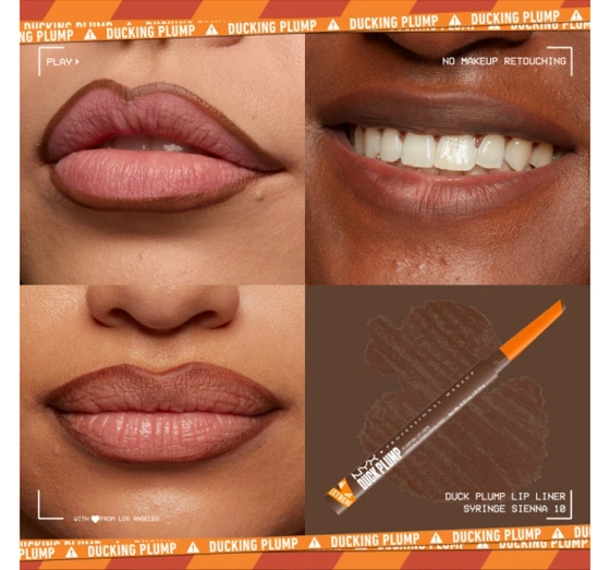 NYX Professional Makeup Duck Plump Lippenkonturenstift 10 Syringe Sienna 0,3 g