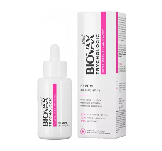 Biovax Trychologic Trockenheit und Brüchigkeit Kopfhautserum 50 ml