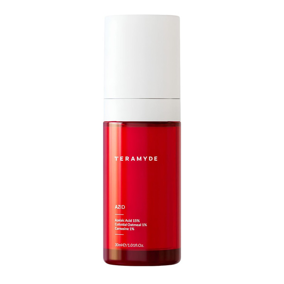 Kliknij na zdjęcie, aby je powiększyć Teramyde AZID 15% Azelaic Acid Treatment aufhellendes Gesichtsserum als Emulsion mit 15 % Azelainsäure 30 ml