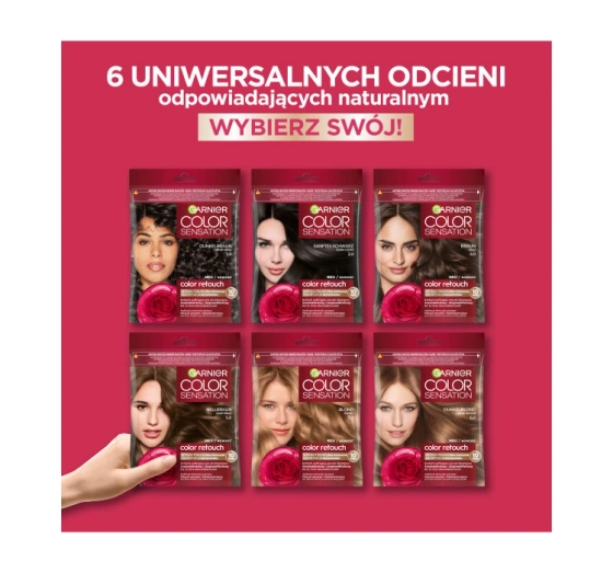 Garnier Color Sensation Haarfärbeshampoo 3.0 Dunkelbraun