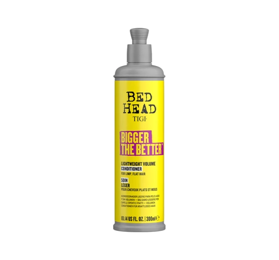 TIGI Bed Head Bigger The Better Professioneller leichter Volumen-Conditioner für feines und zartes Haar 300 ml