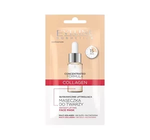 Eveline Concentrated Formula Collagen Sofort straffende Gesichtsmaske 8ml