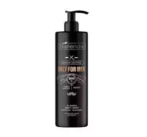 Bielenda Only for Men Barber Edition erfrischendes und reinigendes Gesichts- und Bartgel 190g