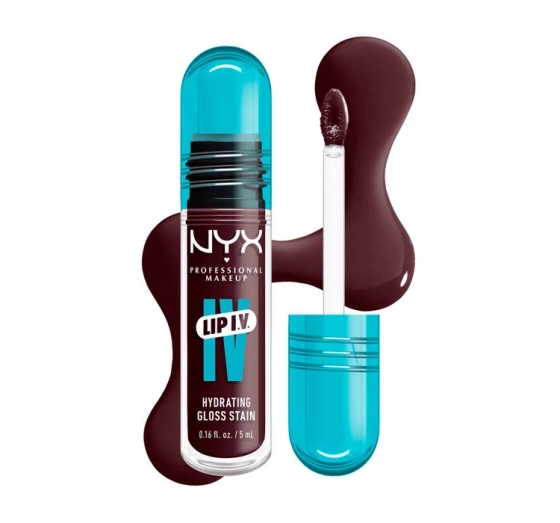 Kliknij na zdjęcie, aby je powiększyć NYX Professional Makeup Lip IV Hydrating Gloss Serum Lip Gloss 14 Mauve N' Moist! 5ml