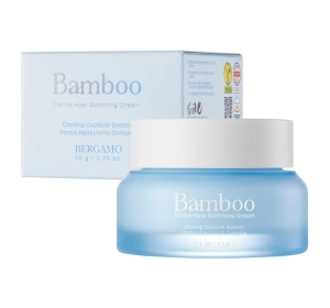 Bergamo Bamboo – intensiv feuchtigkeitsspendende, kühlende Creme mit Bambus und Hyaluronsäure, 50 g