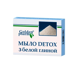 GoldenPharm Detox Seife mit weißer Tonerde 70g