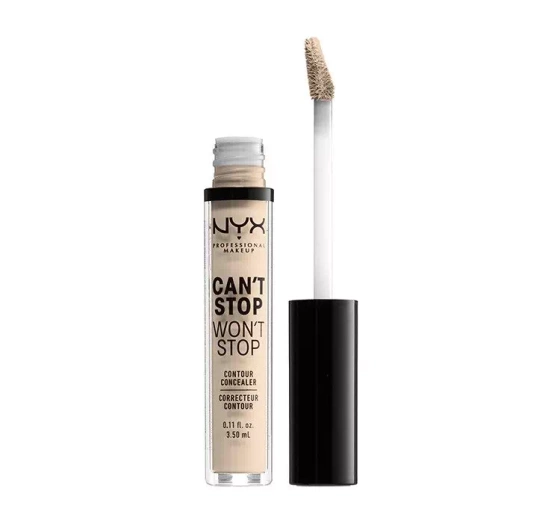 Kliknij na zdjęcie, aby je powiększyć NYX PROFESSIONAL MAKEUP CAN'T STOP WON'T STOP CONCEALER 01.5 FAIR 3,5ML