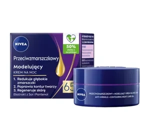 NIVEA Anti-Falten-Modellierende Nachtcreme für die Gesichtshaut 65+ 50 ml