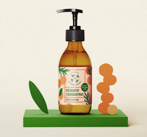 Mydlarnia Cztery Szpaki Flüssigseife Rosmarin und Mandarine 300 ml