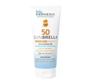 DERMEDIC BABY SUNBRELLA SCHUTZMILCH SPF50 FÜR KINDER AB DEM 1. MONAT 100G