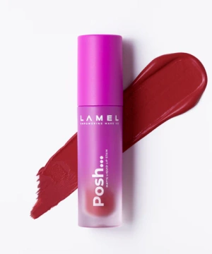 LAMEL COSMETICS POSH MATTE LIQUID LIP STAIN LIPPENSTIFT 407 WINE RED 4ML