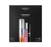 KIKO Milano Unmissable Makeup Set 01 Wimperntusche 12 ml + Eyeliner 4,5 ml + Lippenstift 4 ml 