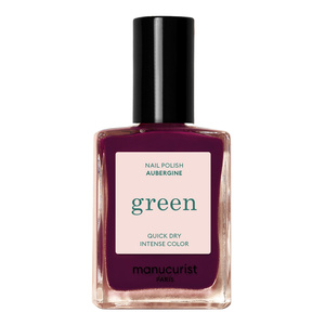 Manucurist Green – klassischer Nagellack in der Farbe Aubergine, 15 ml
