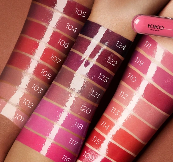   KIKO Milano Unlimited Double Touch Zweiteiliger Flüssiglippenstift 101 Soft Rose 2x3ml