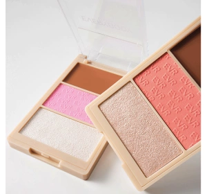Everybody London Trio Face Contour-Palette Blush Me Baby 8,6 g