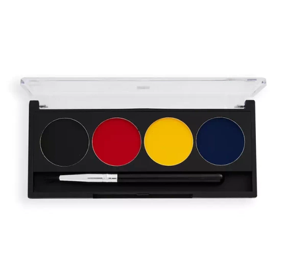 Kliknij na zdjęcie, aby je powiększyć MAKEUP REVOLUTION GRAPHIC LINERS GEL-EYELINER-PALETTE MIT PINSEL ARTISTIC EGO 5,4G