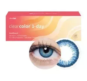 CLEARLAB CLEARCOLOR 1-DAY LIGHT BLUE FARBIGE TAGESLINSEN 10 STÜCK