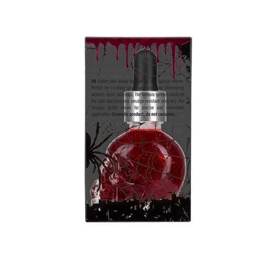 Wibo Bloody Hell Kunstblut für Make-up-Effekte mit Glitzer 15 ml 