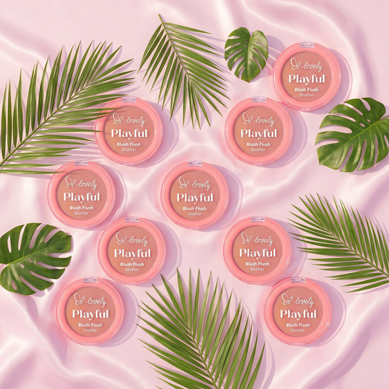 Kliknij na zdjęcie, aby je powiększyć Lovely Playful Blush Flush cremig-pudriges Rouge 02 Poppy 7 g