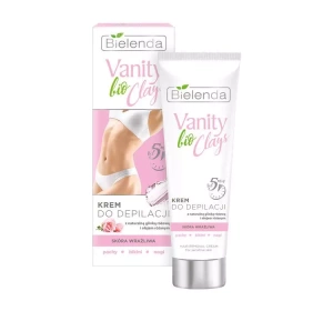 BIELENDA VANITY BIO CLAYS ENTHAARUNGSCREME FÜR EMPFINDLICHE HAUT 100ML