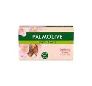 PALMOLIVE NATURALS DELICATE CARE ALMOND & MILK SEIFENSTÜCK FÜR GESICHT HÄNDE UND KÖRPER 90G