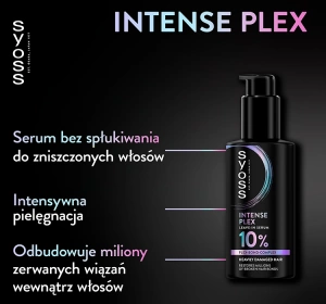 SYOSS INTENSE PLEX SERUM FÜR SEHR BESCHÄDIGTES HAAR 100ML 