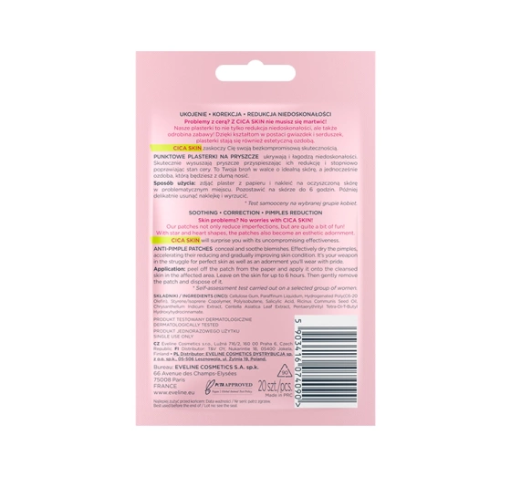 Eveline CICA Skin Pickel-Patches 20 Stück