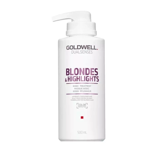 Kliknij na zdjęcie, aby je powiększyć GOLDWELL BLONDES & HIGHLIGHT HAARMASKE FÜR BLONDE HAARE 60 SEKUNDEN 500ML