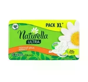 NATURELLA ULTRA NORMAL PLUS 24 CM HYGIENEBINDEN MIT FLÜGELN 18 STÜCK