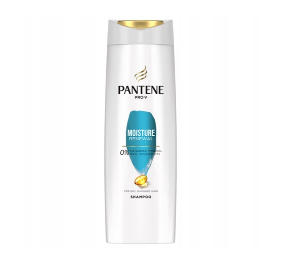 Kliknij na zdjęcie, aby je powiększyć PANTENE PRO-V MOISTURE RENEWAL SHAMPOO FÜR TROCKENES UND BESCHÄDIGTES HAAR 400ML