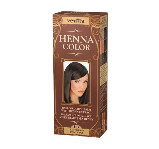 VENITA HENNA COLOR FARBBALSAM MIT HENNA-EXTRAKT 113 HELLBRAUN 75 ML